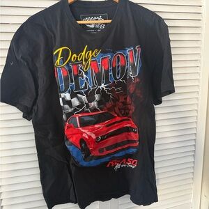 Reason x Dodge Demon Mopar Tee - Black, Red, Blue